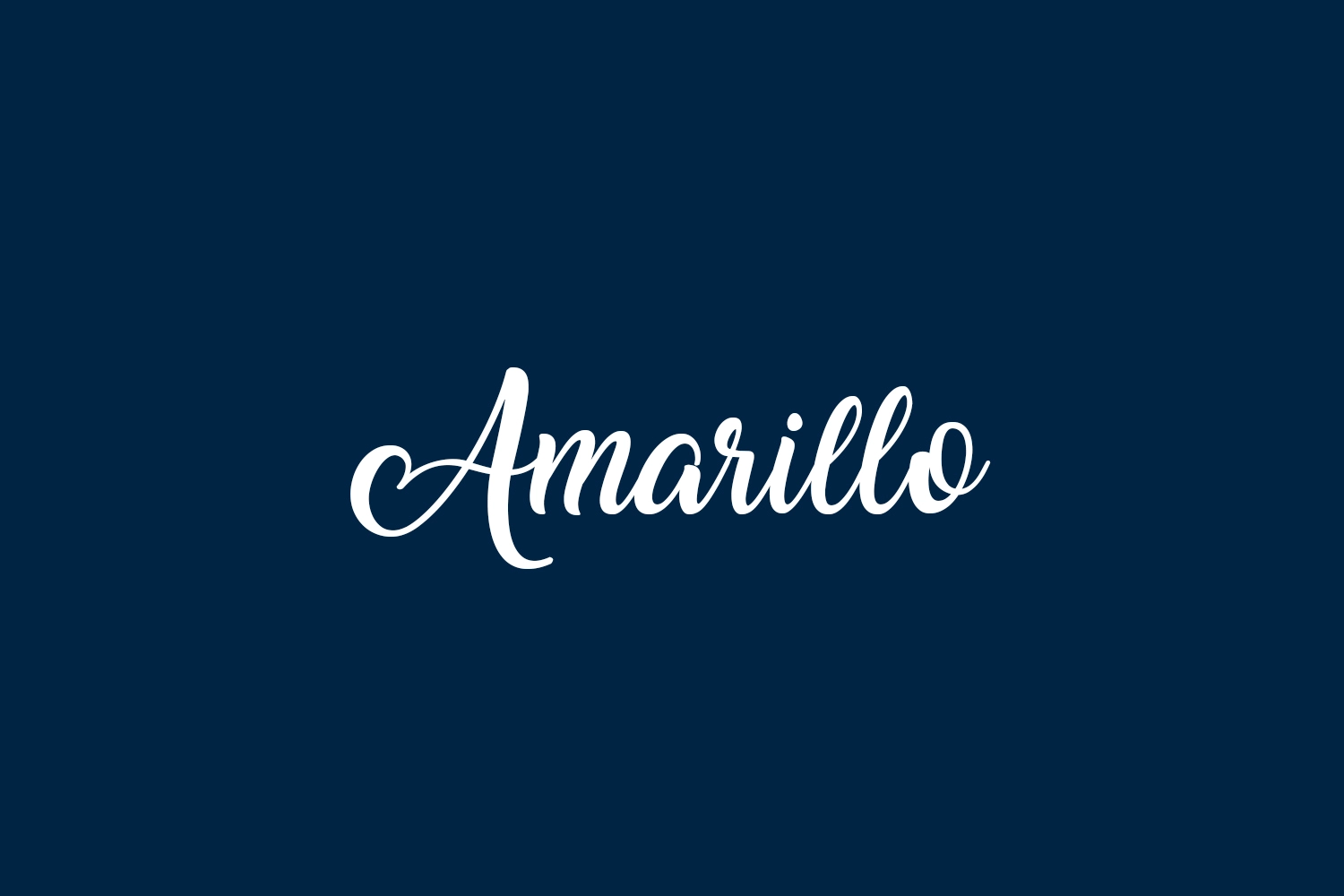 Amarillo Font